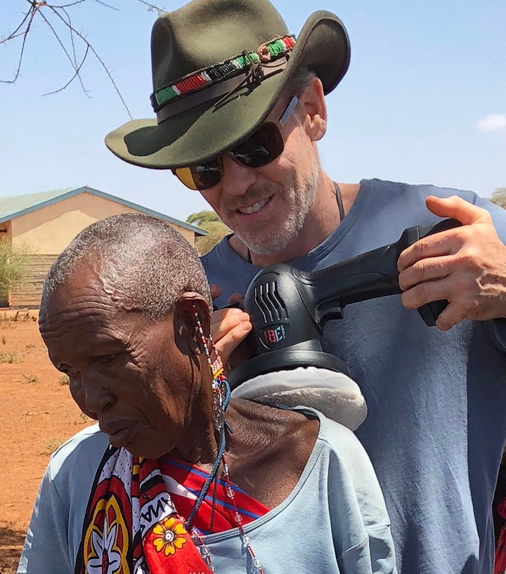 Local Doctor Healing Maasai in Africa with New Massage Device